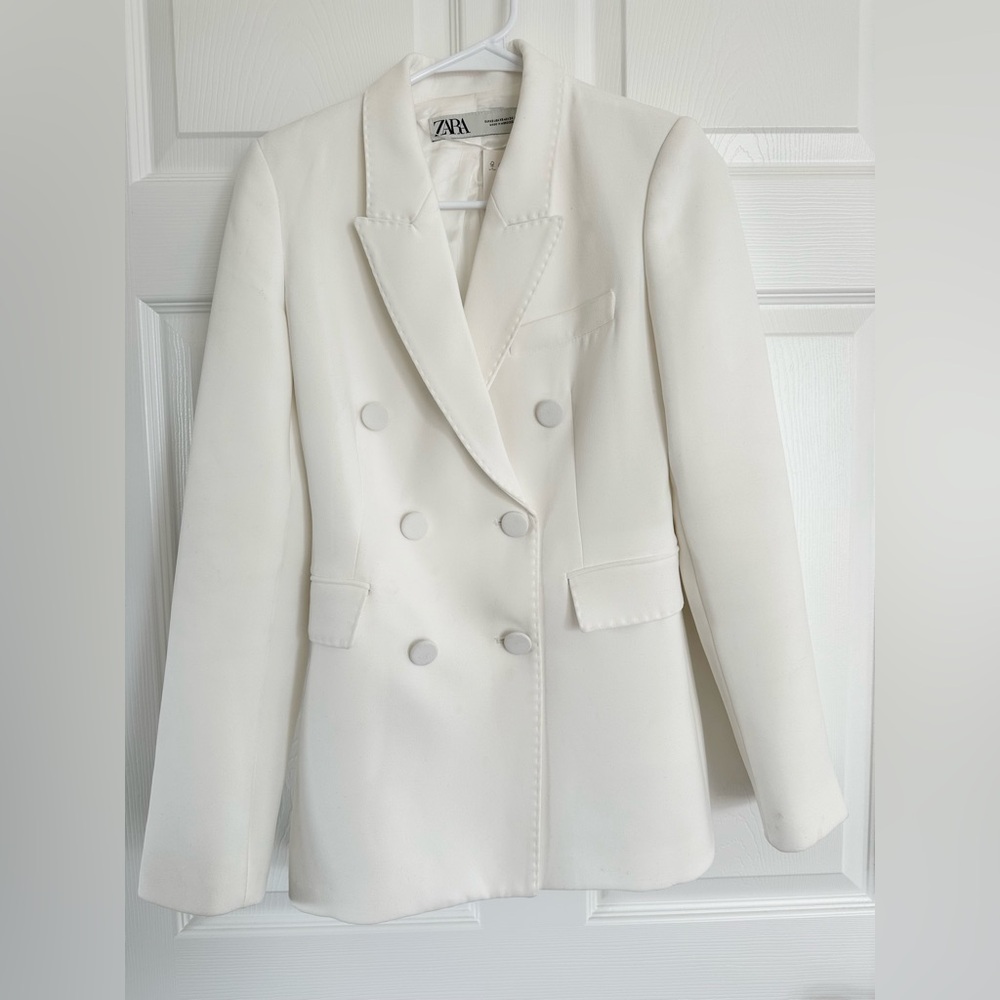 Zara blazer suit jacket coat casual business office - Picture 11 of 12